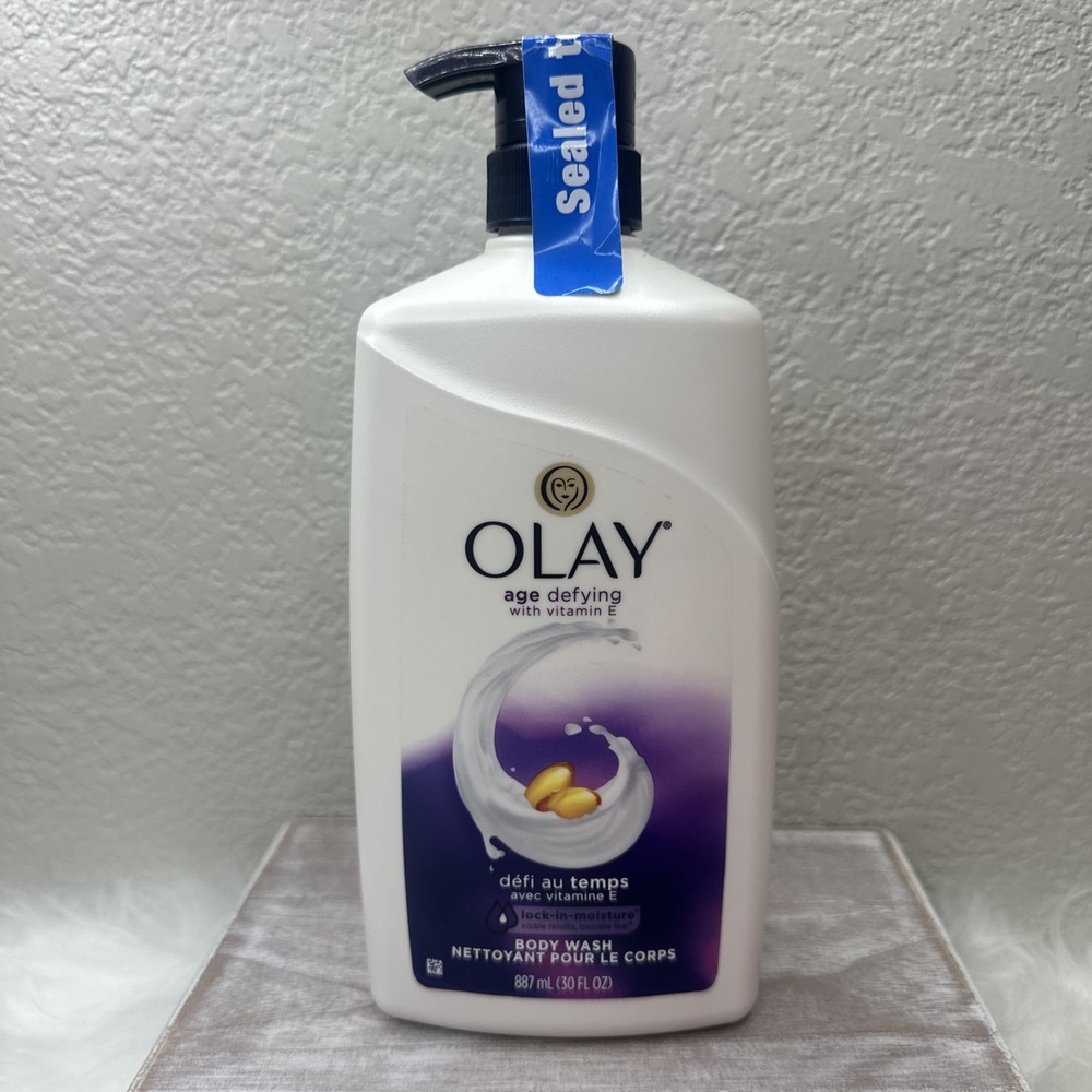 $22 🌙 Olay Age Defying Body‎ Wash with Vitamin E & Complex B3 30 Ounce